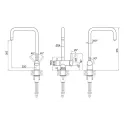 Смеситель PAULMARK Wetter We213030-BLM