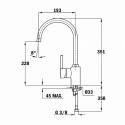 Смеситель TEKA ARK 915 chrome (art.239151210)