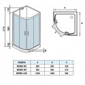 Душевая кабина WELTWASSER WW500 Werra 801