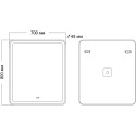Зеркало GROSSMAN LEO 700х800х45 мм 167080