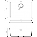 Кухонная мойка OMOIKIRI Kata 54-U-BL (арт.4993410)