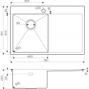 Кухонная мойка OMOIKIRI Akisame 78-IN-R (4973061)