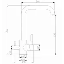 Смеситель ZORG SH 715 SATIN