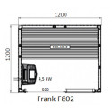 Финская сауна FRANK F802 КЕДР