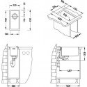 Кухонная мойка ALVEUS Quadrix 10 BRS-90 1102602 (в комплекте с сифоном 1102384)