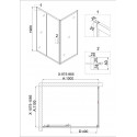 Душевое ограждение NIAGARA NG-42-10AG-A110G
