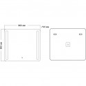 Зеркало GROSSMAN LARA 900х800х45 мм 139080