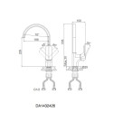 Смеситель D&K Berlin Steinbeis DA1432426