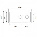 Кухонная мойка KAISER KG2M-8050-BP