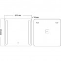 Зеркало GROSSMAN LARA 800х800х45 мм 138080