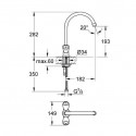 Смеситель GROHE costa s хром 31819001