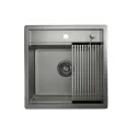 Кухонная мойка GRANULA KS-5051 сталь/матовая