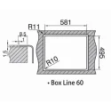 Кухонная мойка RODI Box line 60 integ