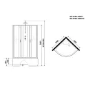 Душевая кабина NIAGARA NG-6709-14BKT