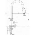 Смеситель E.C.A. Nita 102118107EX