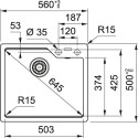 Кухонная мойка FRANKE Urban UBG 610-56 белый