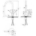 Смеситель KAISER Merkur 26633