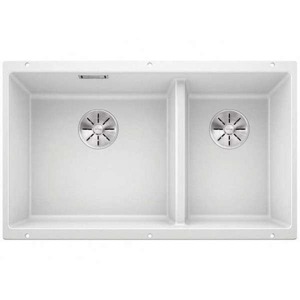 Кухонная мойка Blanco SUBLINE 430/270-U белый c отв.арм. InFino (арт.523155)