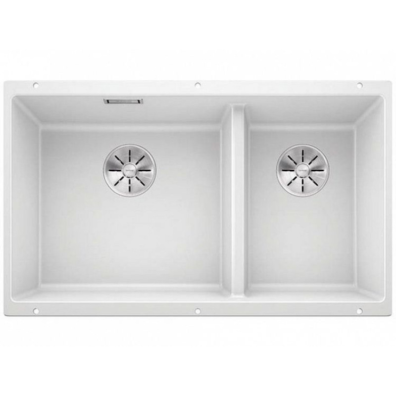 Кухонная мойка Blanco SUBLINE 430/270-U белый c отв.арм. InFino (арт.523155)