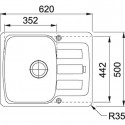 Мойка Franke AZG611-62стоп-,бежевый (114.0537.779)