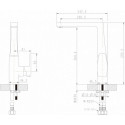 Смеситель BRAVAT Riffle F772106C