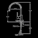 Смеситель для мойки TEKA inx 915 stainless steel