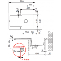 Мойка FRANKE 114.0313.269 mrg 611-78 миндаль