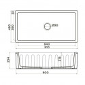 Кухонная мойка OMOIKIRI Mikura 91-SB (4997089)