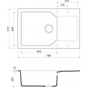 Мойка OMOIKIRI Yonaka 78-LB-DC Artgranit/темный шоколад 4993340