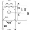 Кухонная мойка FRANKE MTG 610-45 граф. авт.