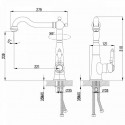 Смеситель LEMARK Villa LM4805B бронза