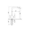 Смеситель WEISSGAUFF WG 016304 Steel