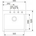 Кухонная мойка FRANKE mrg 610-58 оникс (114.0198.948)