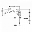 Смеситель для мойки TEKA ml stainless steel (81913620i)