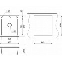 Кухонная мойка GRANULA GR-4651 пирит