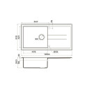 Кухонная мойка OMOIKIRI Tedori 100-BE (4993917)