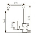 Смеситель KAISER Merkur 26844-9