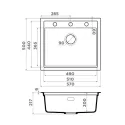 Кухонная мойка OMOIKIRI Sintesi 57-CN (4997142)