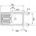 Кухонная мойка FRANKE ETL 614 N
