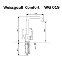 Смеситель WEISSGAUFF WG 019328 Comfort Beige Sand