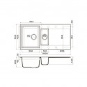 Кухонная мойка OMOIKIRI Sakaime 100-2-BL (4993892)