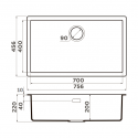 Кухонная мойка OMOIKIRI Yamakawa 75T-U/I-PL (4993464)