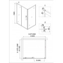 Душевое ограждение NIAGARA NG-42-9AG-A110G