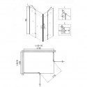 Душевое ограждение NIAGARA NG-6617-08