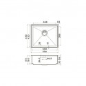 Кухонная мойка OMOIKIRI Kasen 53-INT-LG (4993790)