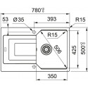 Кухонная мойка FRANKE UBG 611-78 черный матовый (114.0639.654)