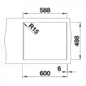 Кухонная мойка BLANCO ETAGON 6 антрацит гранит 524539