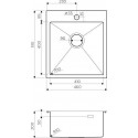 Мойка OMOIKIRI Akisame 46-IN нерж.сталь/нержавеющая сталь 4973057