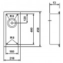 Мойка FRANKE 127.0066.492 pex 210-22 нерж.сталь, полиров.