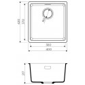 Кухонная мойка OMOIKIRI Kata 40-U-CA (4993392)